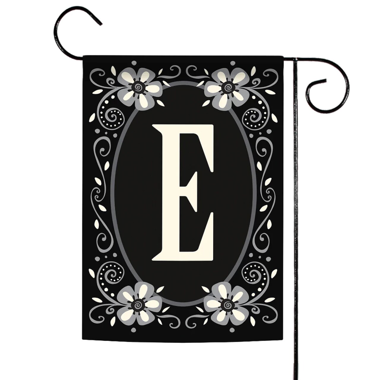 Toland Home Garden Classic Monogram Letter E Outdoor Garden Flag 18" x 12.5"